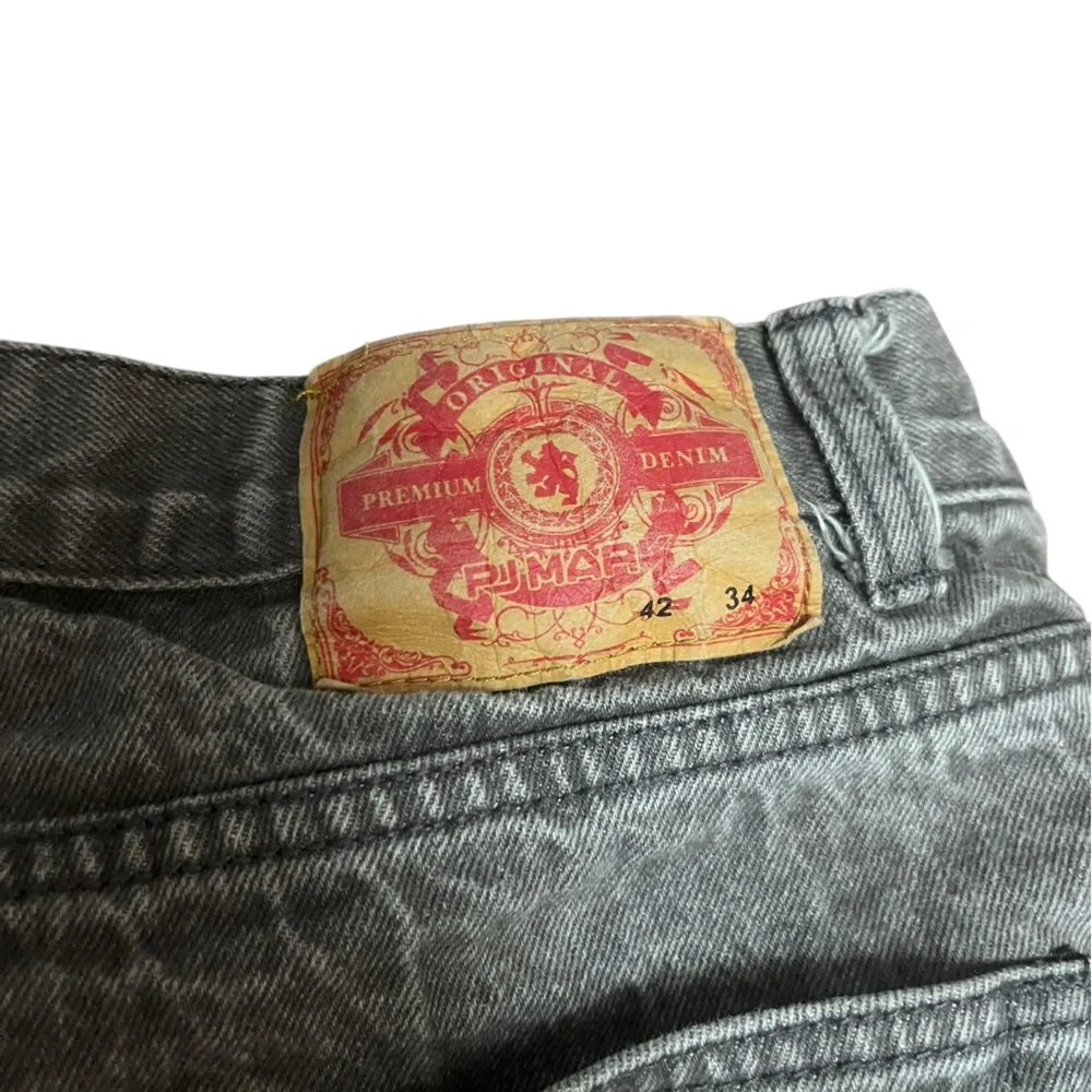90s PJ MARK Men's Distressed Gray Jeans 42x34